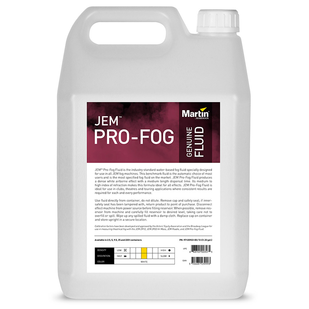 Жидкость для дым машин Martin JEM Pro-Fog Fluid