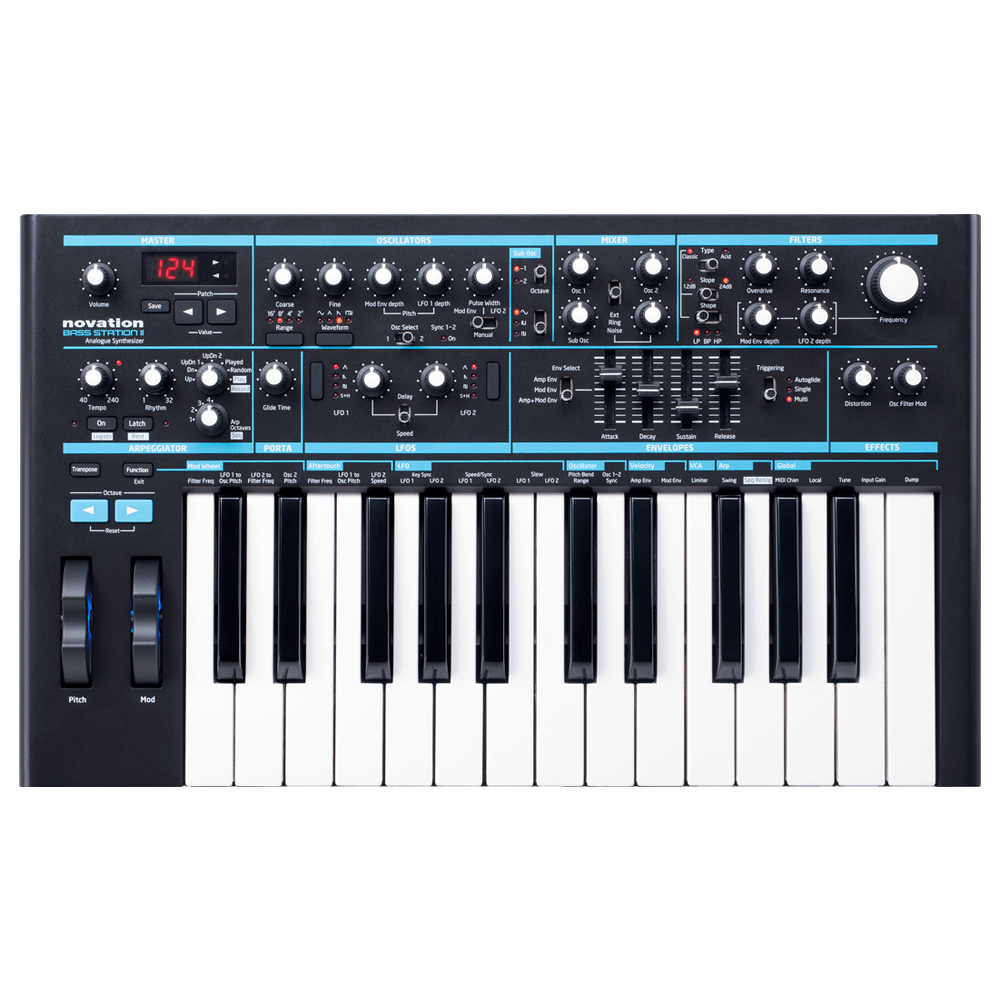 Синтезатор Novation Bass Station II