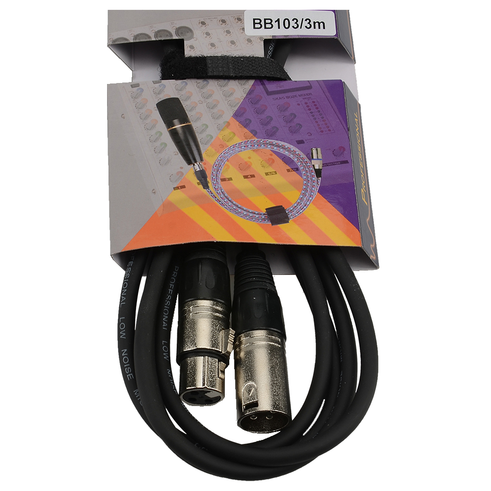 Микрофонный кабель XLR-XLR 3 м SoundKing BB103-3M