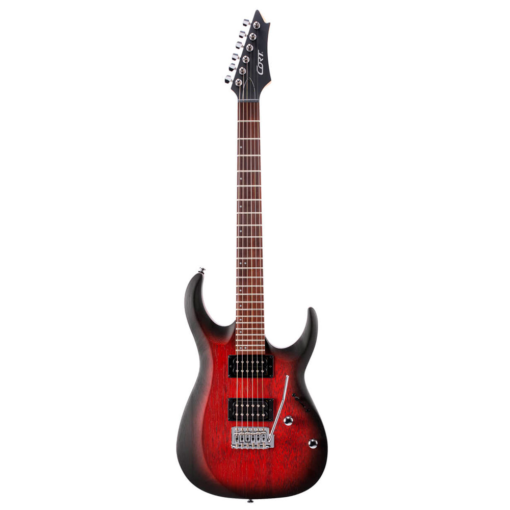 Электрогитара Cort X100 Open Pore Black Cherry Burst