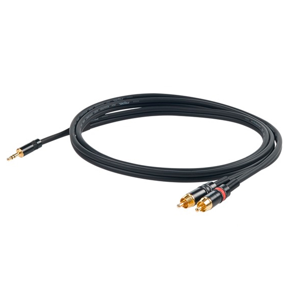 Сигнальный аудио кабель miniJack-RCA 3 м Proel CHLP215LU3