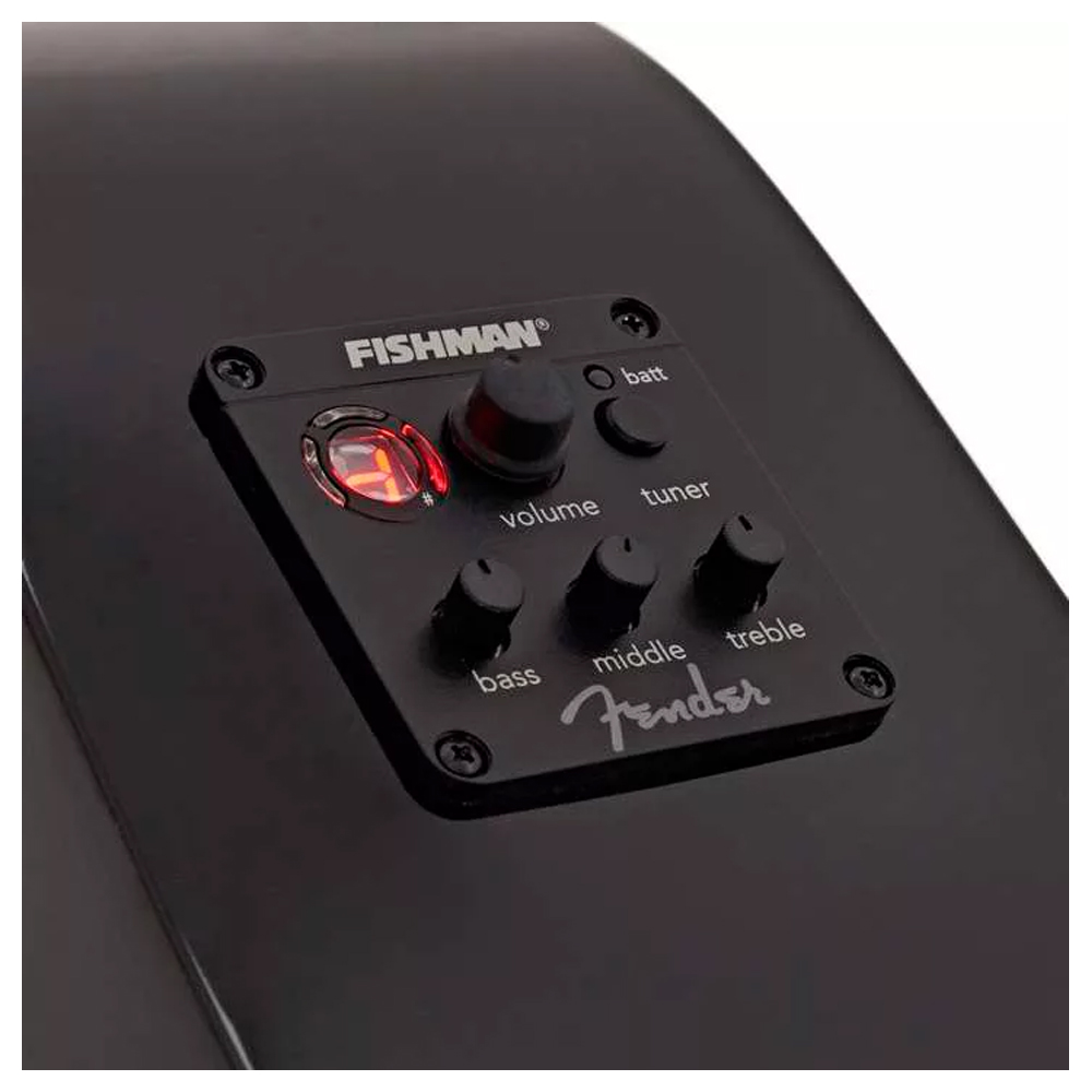 Электро-акустическая гитара Fender Squier SA-105CE Dreadnout Black