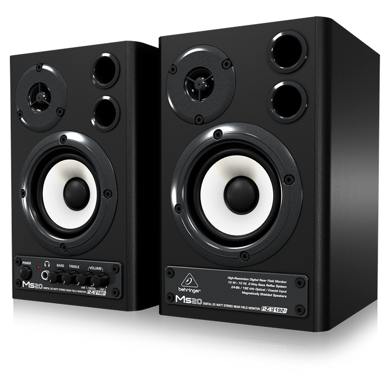Активные студийные мониторы Behringer MS20 (пара)