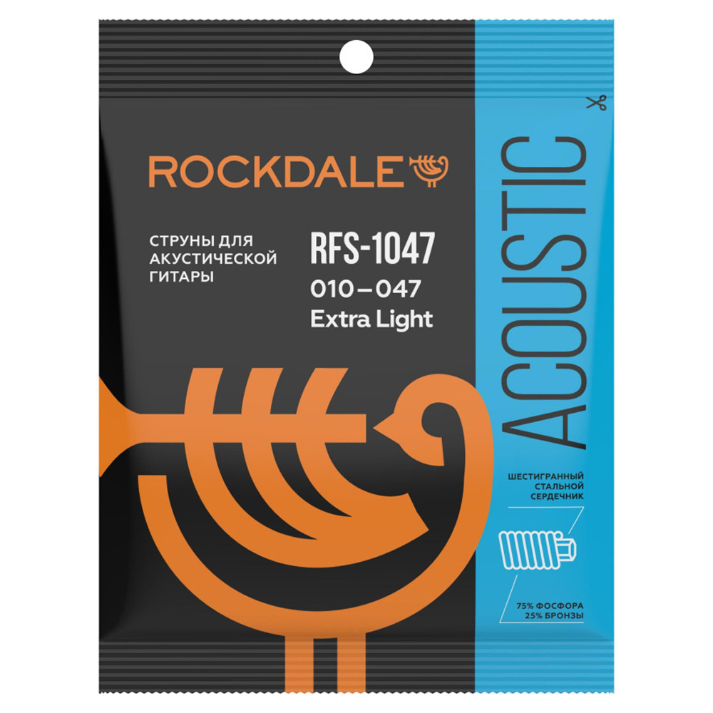 Струны для акустической гитары Rockdale RFS-1047