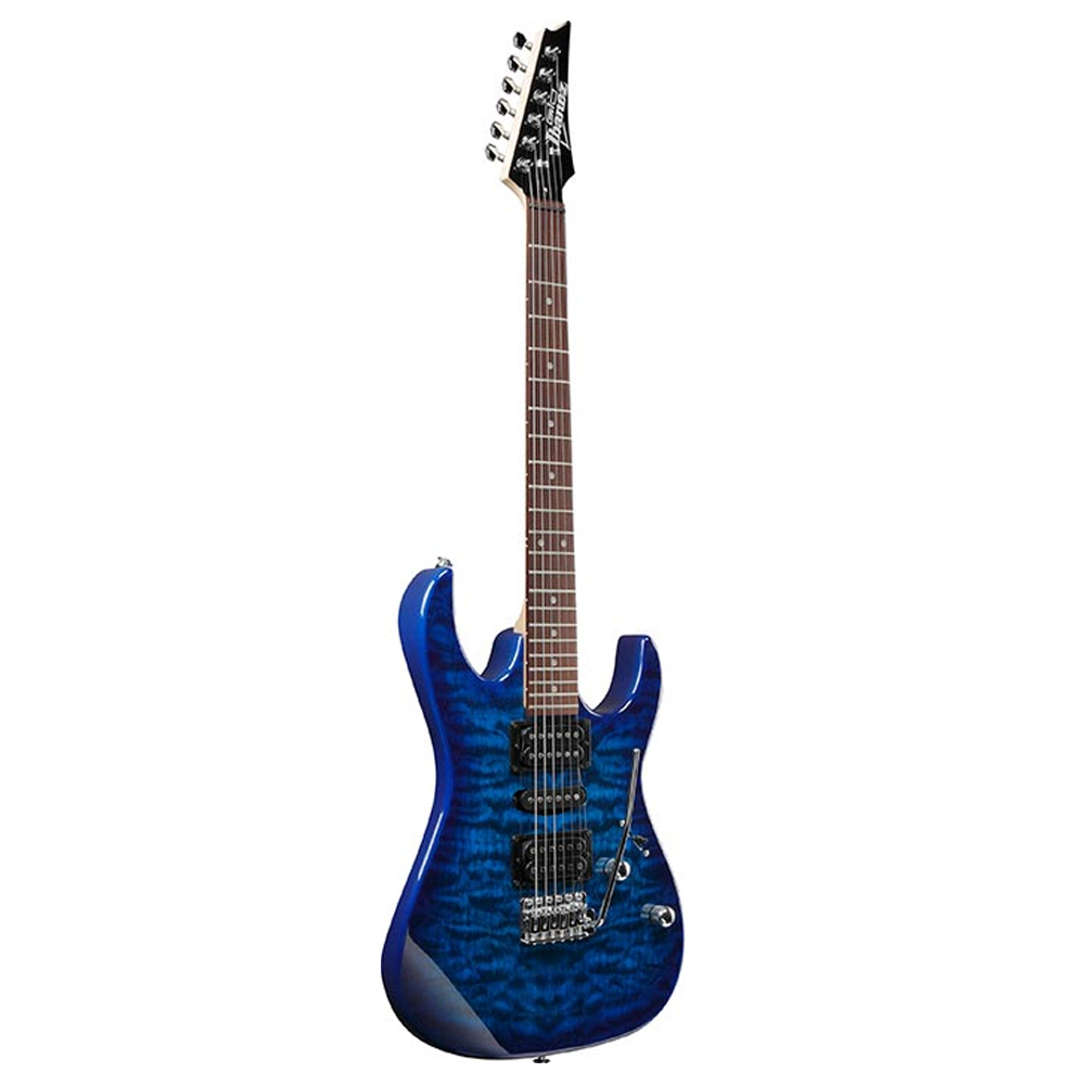 Электрогитара Ibanez GRX70QA Transparent Blue Burst