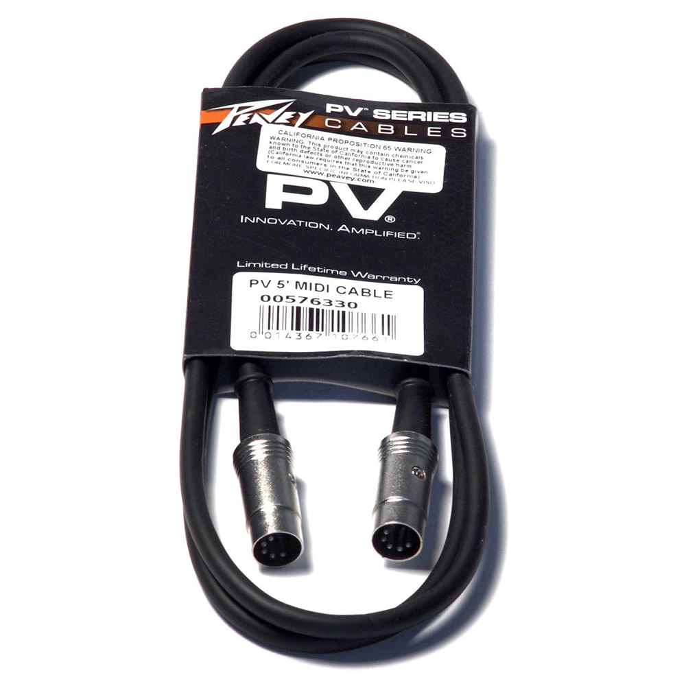 MIDI кабель 1,5 м Peavey PV 5' MIDI CABLE
