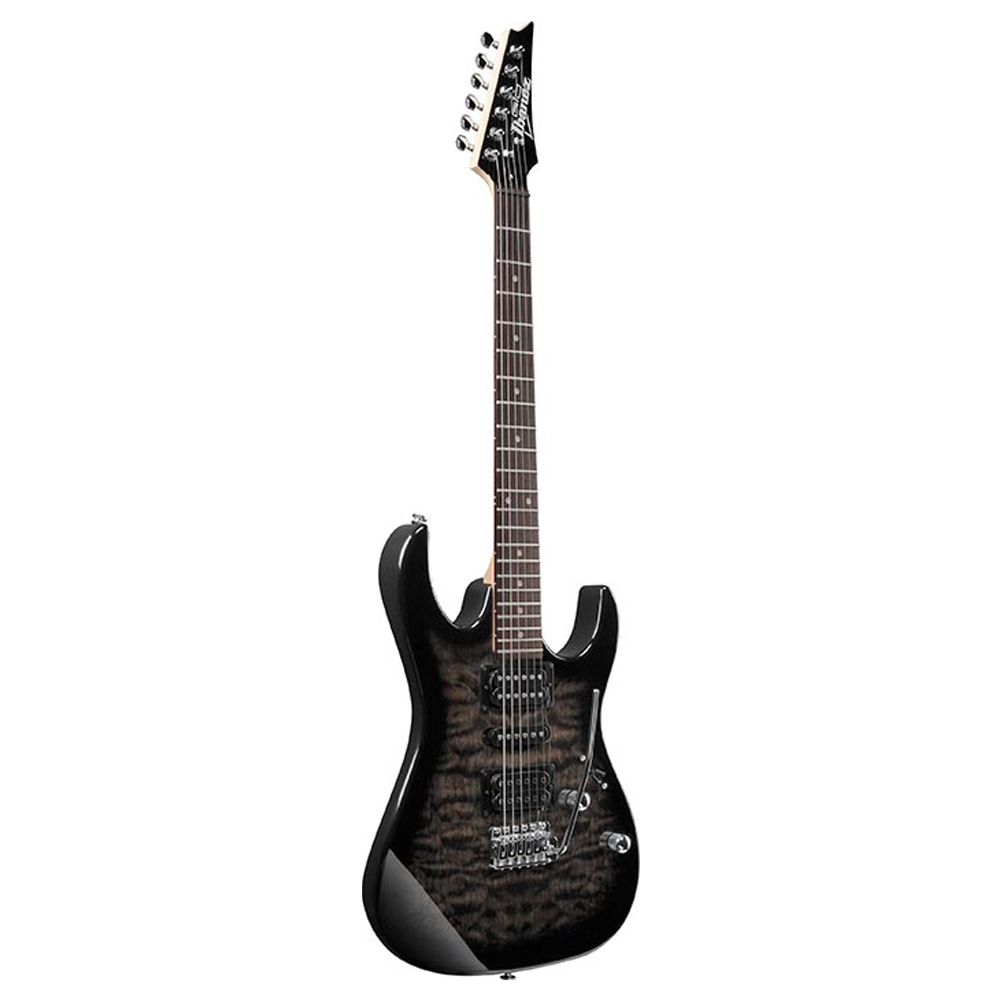 Электрогитара Ibanez GRX70QA Transparent Black Sunburst