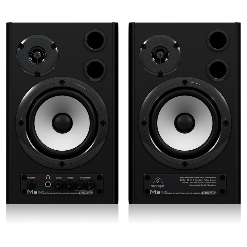Активные студийные мониторы Behringer MS40 (пара)