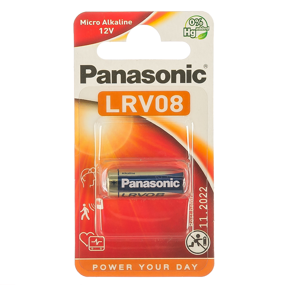 Батарейка дисковая литиевая Panasonic LRV08/1B