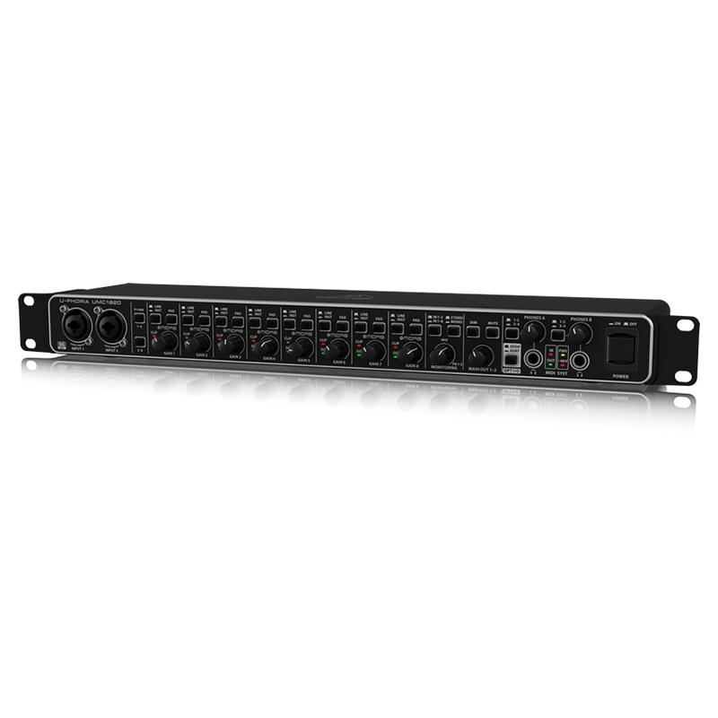 Внешняя студийная звуковая карта Behringer UMC1820