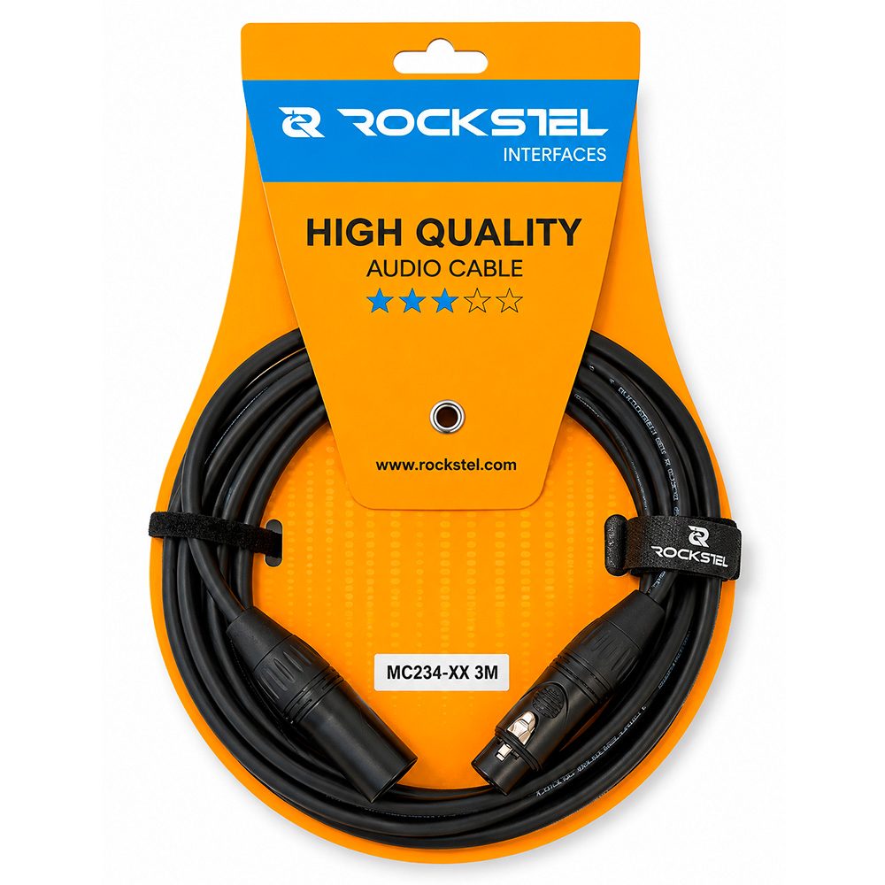 Микрофонный кабель XLR-XLR 3 М RockStel MC234-XX-3M