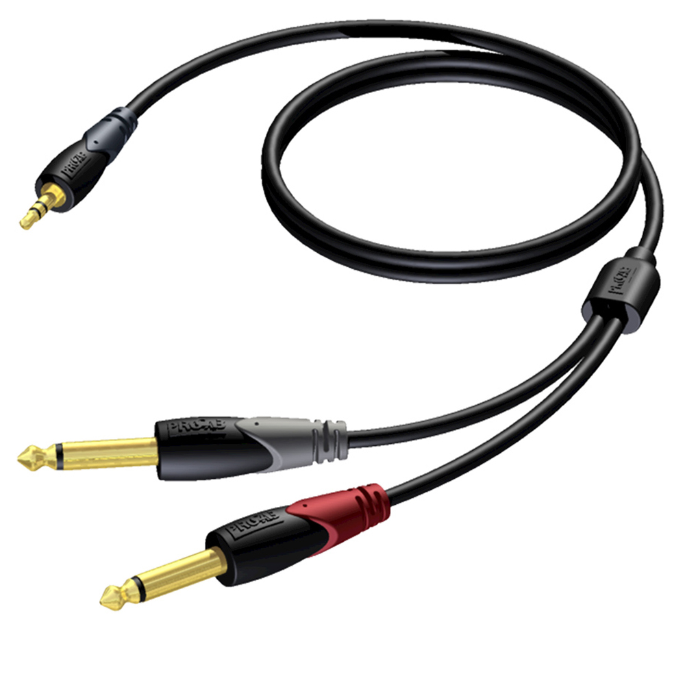 Сигнальный аудио кабель miniJack-Jack 3 м PROCAB CLA713/3