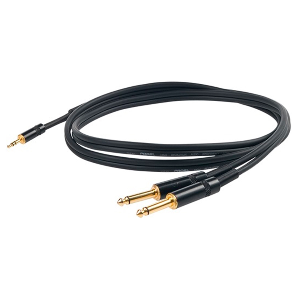 Сигнальный аудио кабель miniJack-Jack 3 м Proel CHLP170LU3