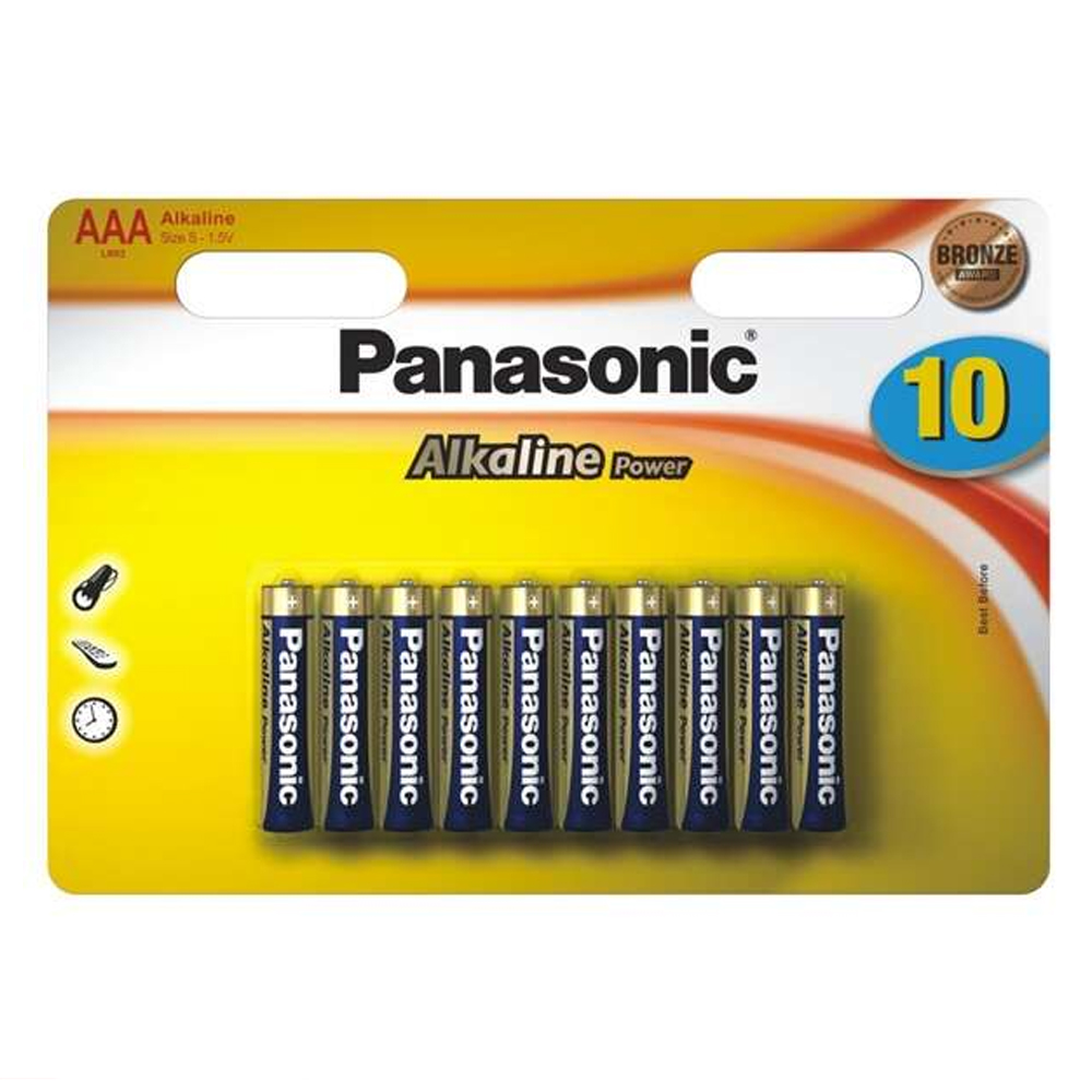 Батарейка щелочная Panasonic Alkaline Power LR03APB AAA/10B