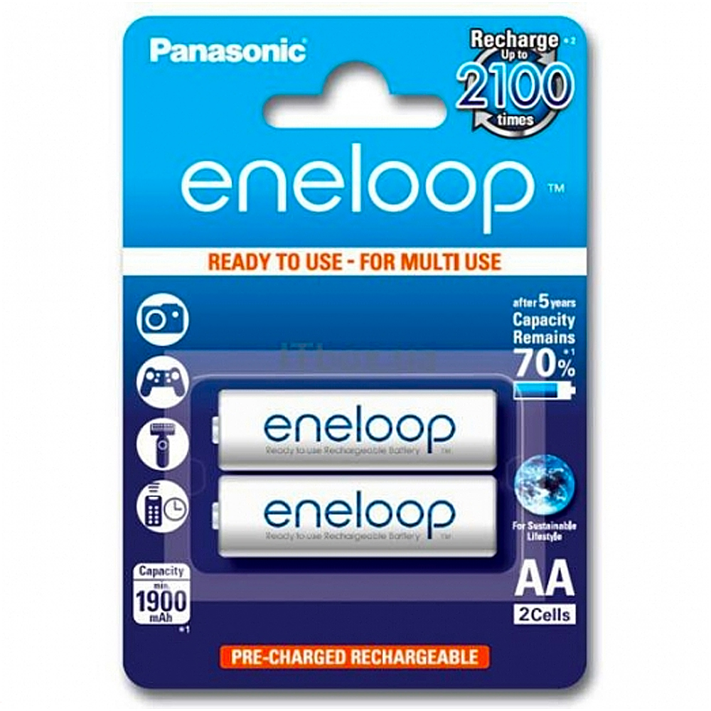 Аккумулятор Panasonic Eneloop AA 1900 mAh/2B