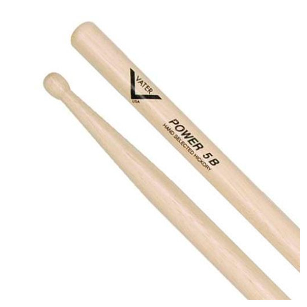 Барабанные палочки Vater 5B Power American Hickory VHP5BW