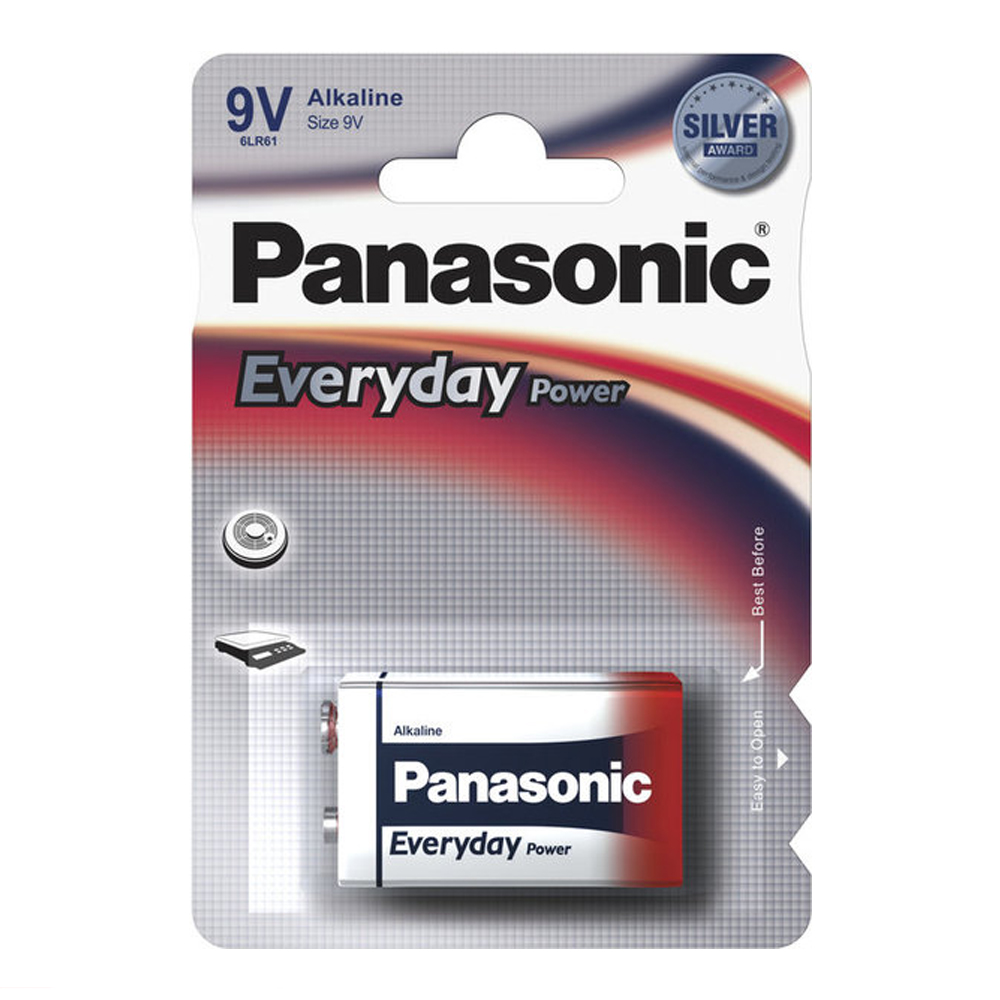 Батарейка щелочная Panasonic Everyday Power 6LR61EPS 9V