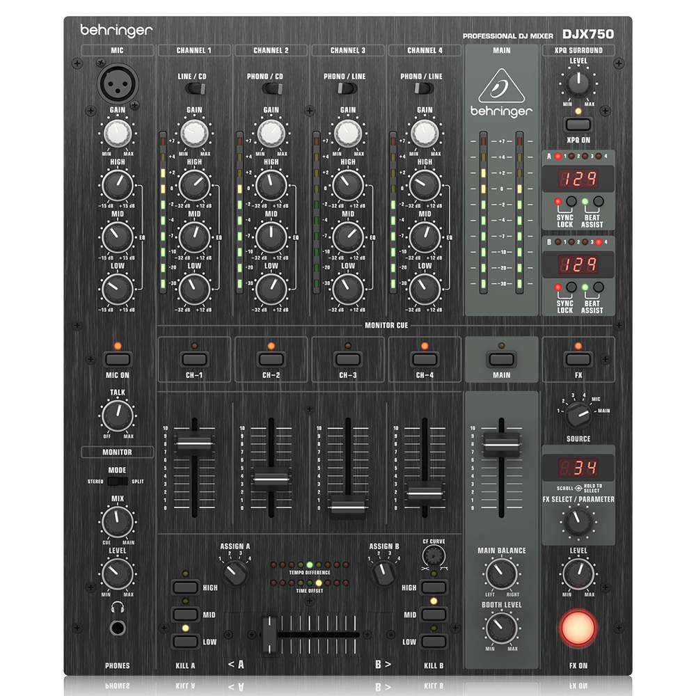 DJ микшерный пульт Behringer DJX750