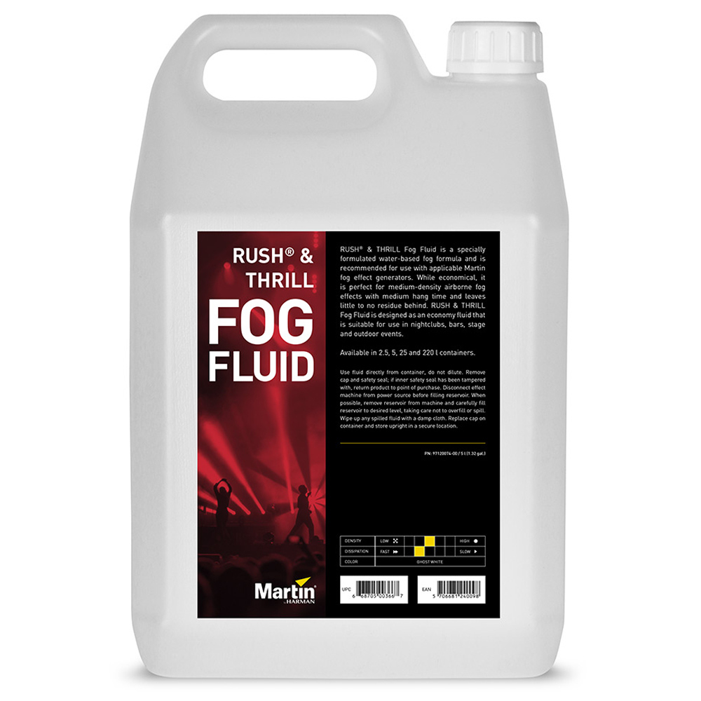 Жидкость для дым машин Martin Rush & Thrill Fog fluid