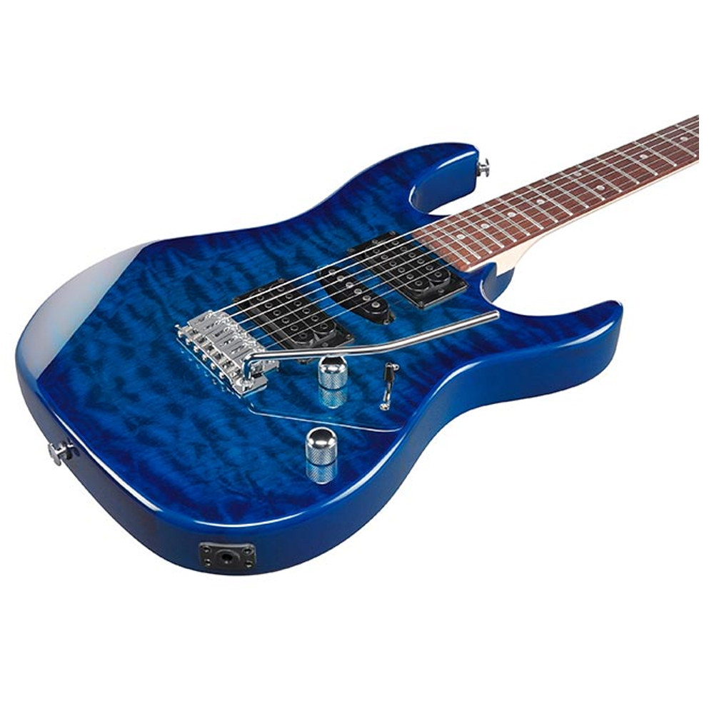 Электрогитара Ibanez GRX70QA Transparent Blue Burst