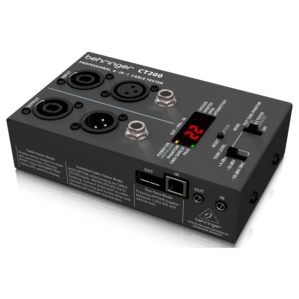 Кабельный тестер Behringer CT200
