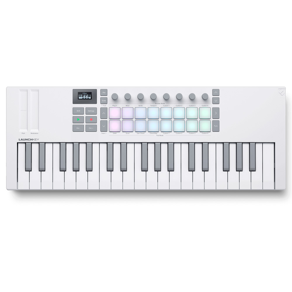 USB MIDI-клавиатура Novation Launchkey mini 37 Mk4 White