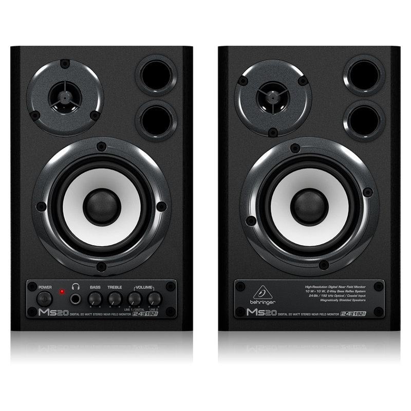 Активные студийные мониторы Behringer MS20 (пара)