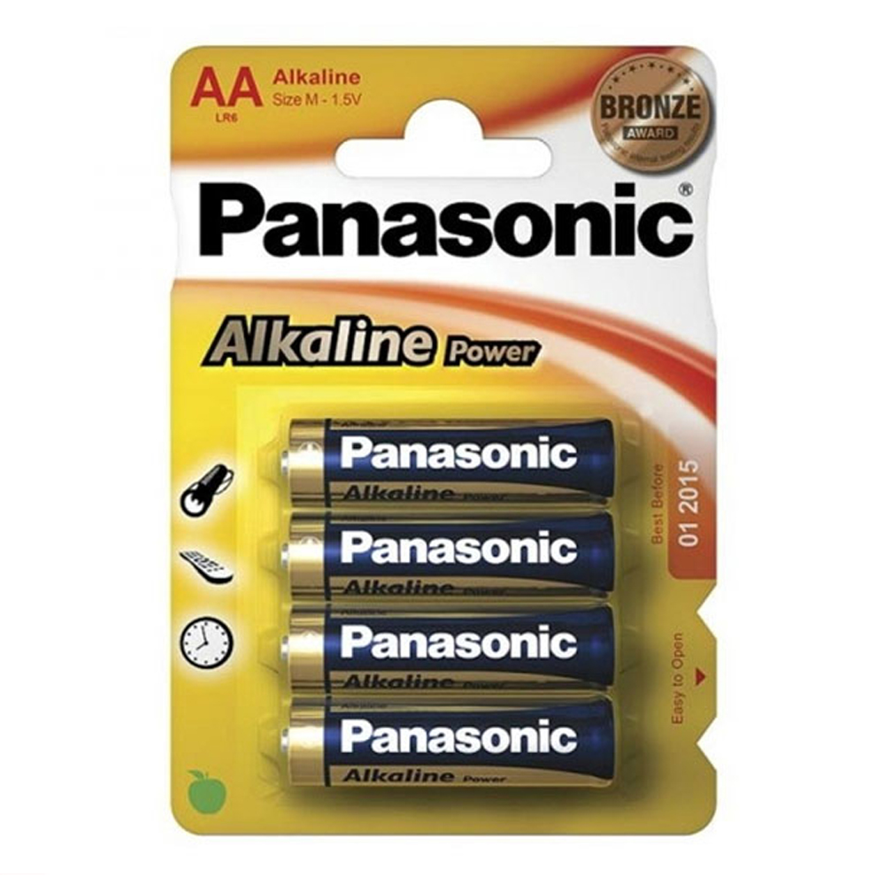 Батарейка щелочная Panasonic Alkaline Power LR6APB AA/4B