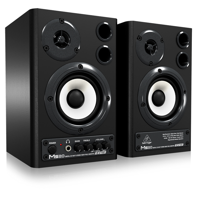Активные студийные мониторы Behringer MS20 (пара)