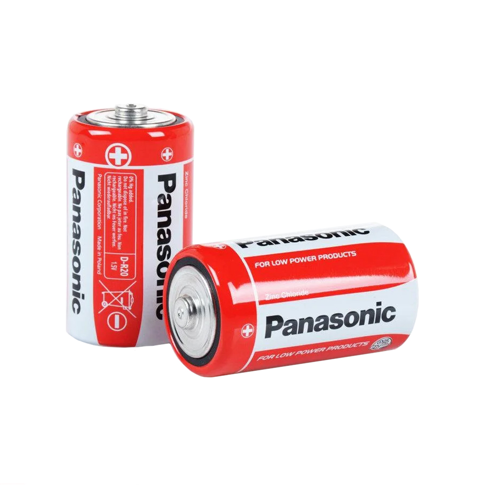 Батарейка солевая Panasonic Red Zinc R20RZ D