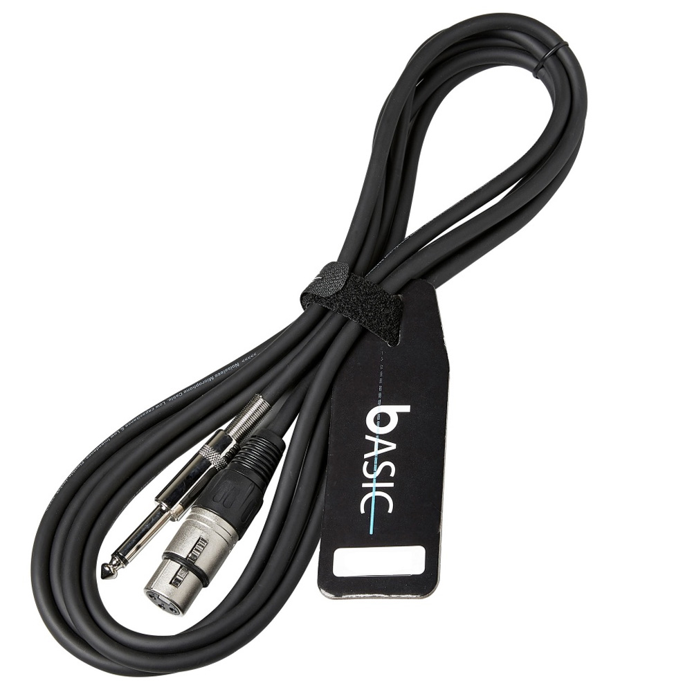 Кабель Jack-XLR(F) 1 M Bespeco Basic BSMA100