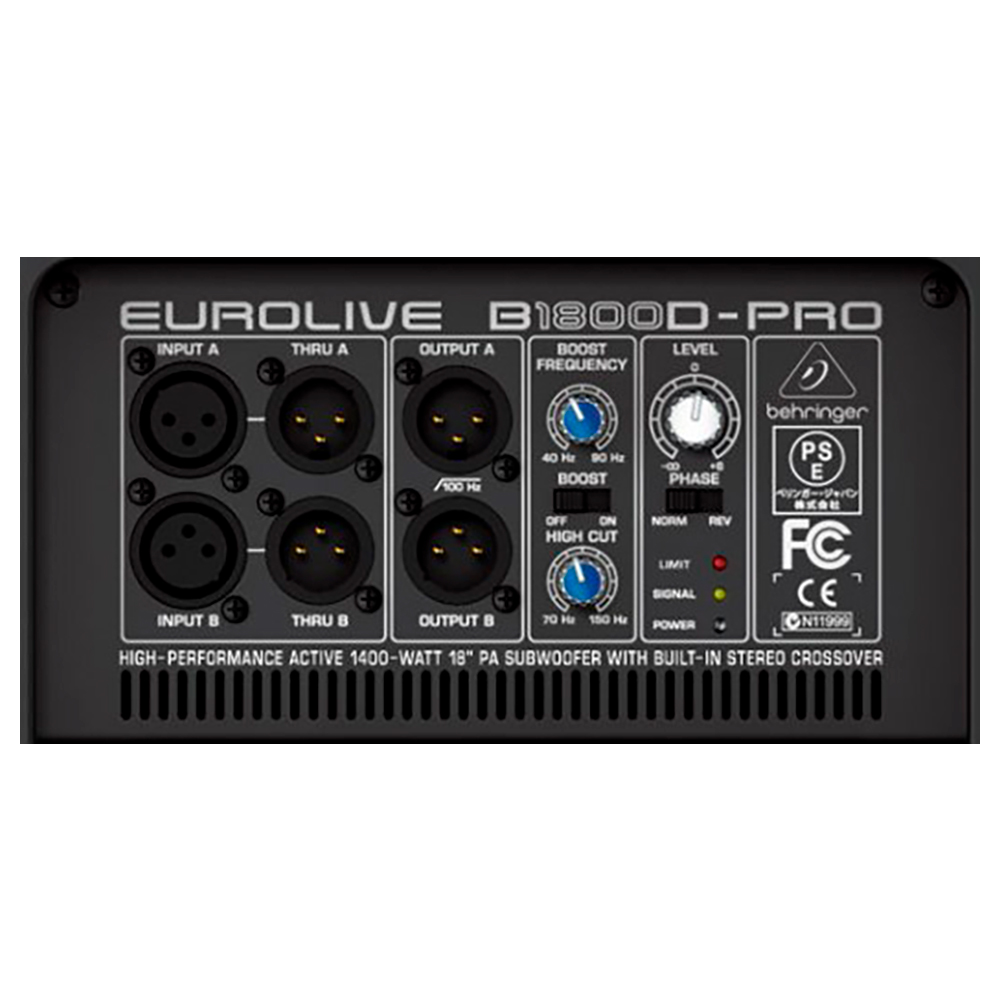 Активный сабвуфер Behringer B1800D-PRO