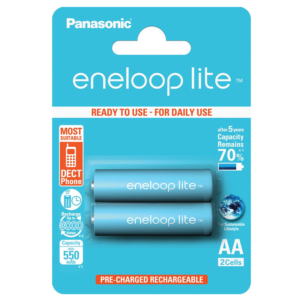 Аккумулятор Panasonic Eneloop Lite AA 950 mAh/2B