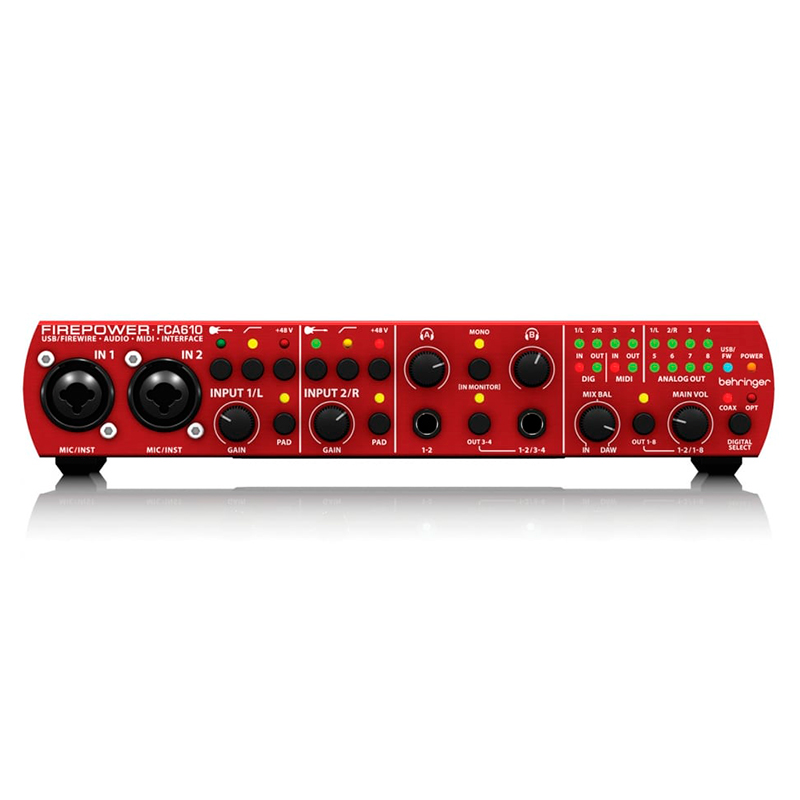 Внешняя студийная звуковая карта Behringer FIREPOWER FCA610