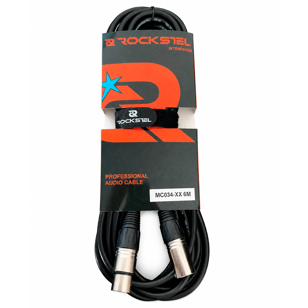 Микрофонный кабель XLR-XLR 6 М RockStel MC034-XX-6M