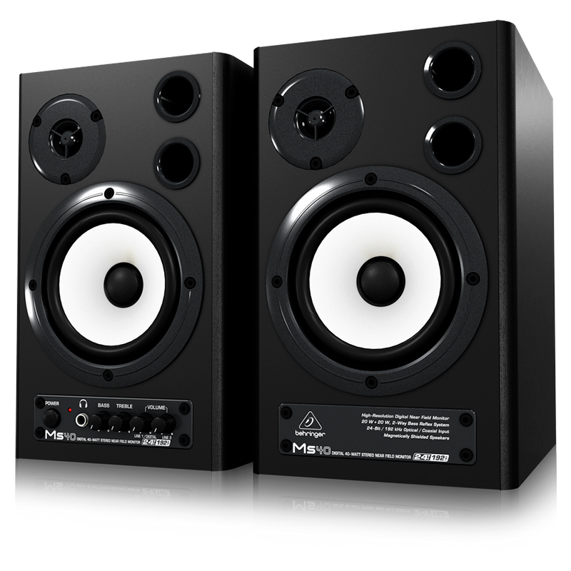 Активные студийные мониторы Behringer MS40 (пара)