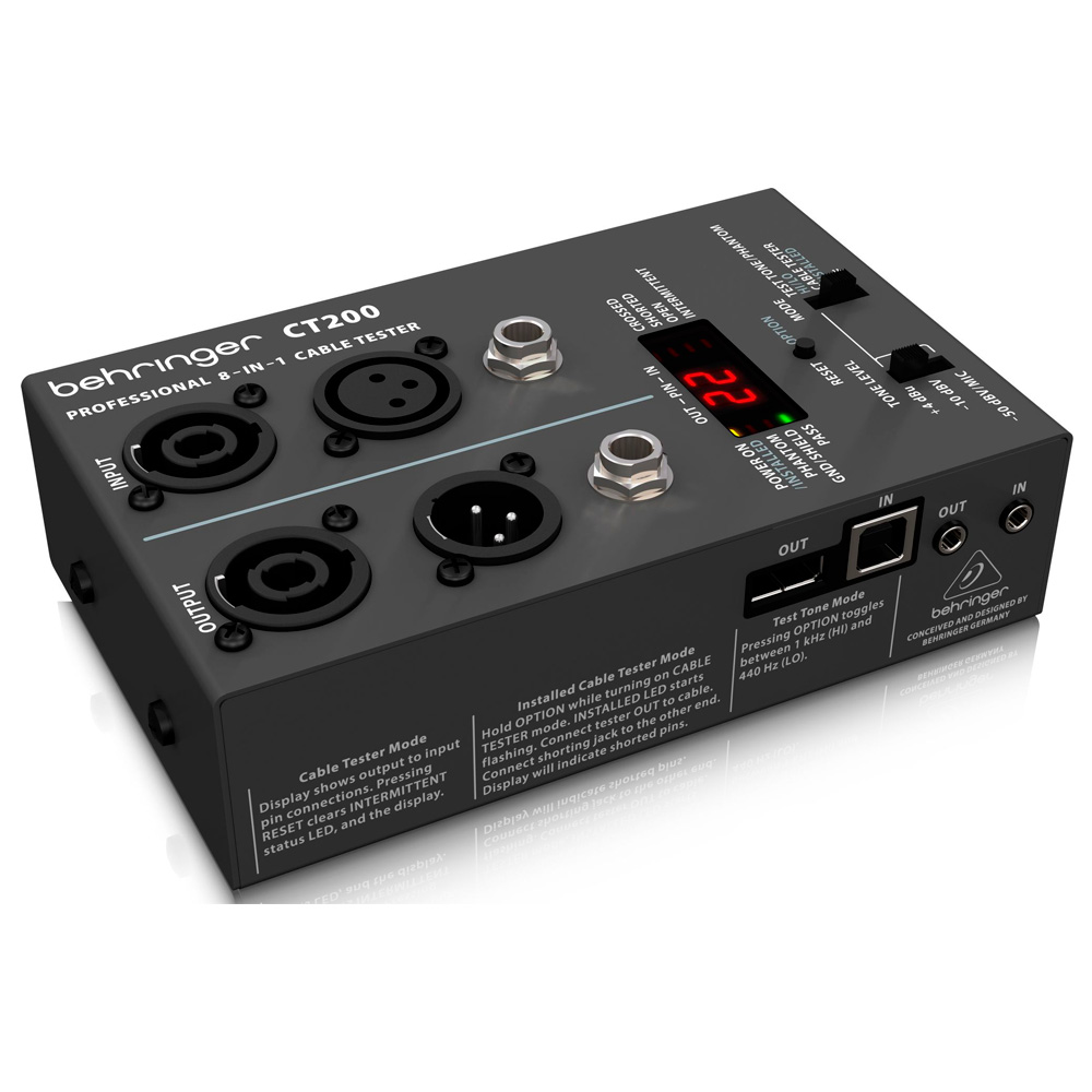 Кабельный тестер Behringer CT200