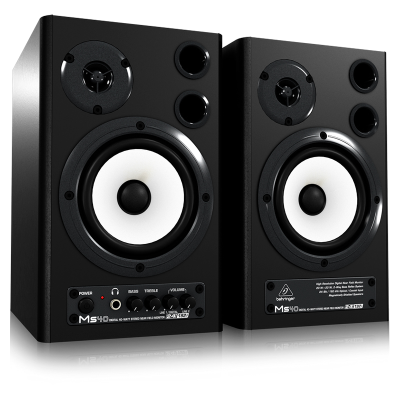 Активные студийные мониторы Behringer MS40 (пара)