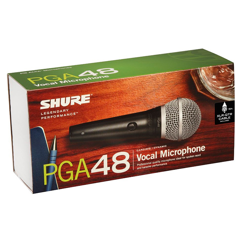 Вокальный микрофон Shure PGA48-QTR-E