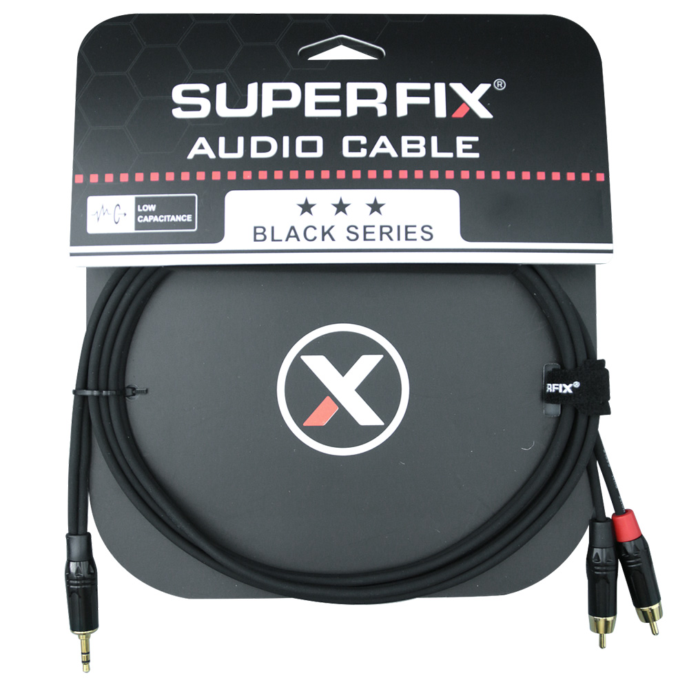 Кабель miniJack-RCA 2 М Superfix AC3105-2