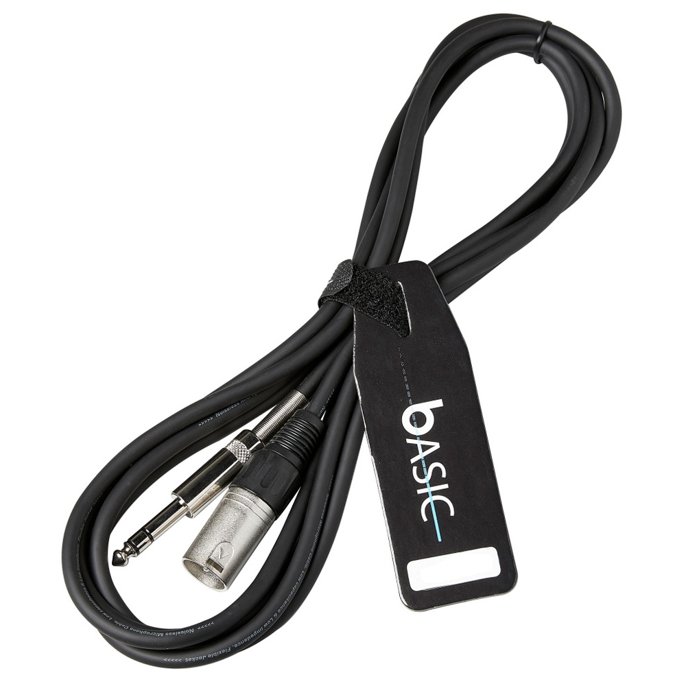 Кабель Jack-XLR(M) 1 M Bespeco Basic BSMS100