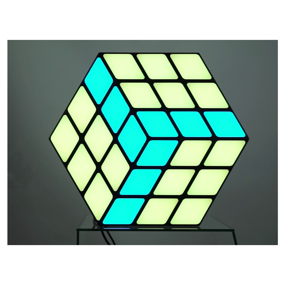 Светодиодная панель 3D куб Free Color HONEY 500
