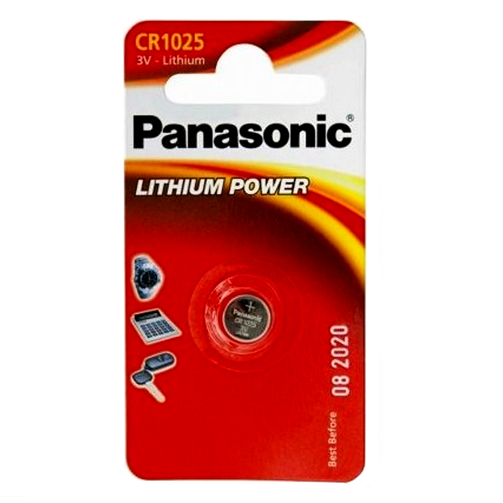 Батарейка дисковая литиевая Panasonic CR-1025/1BP