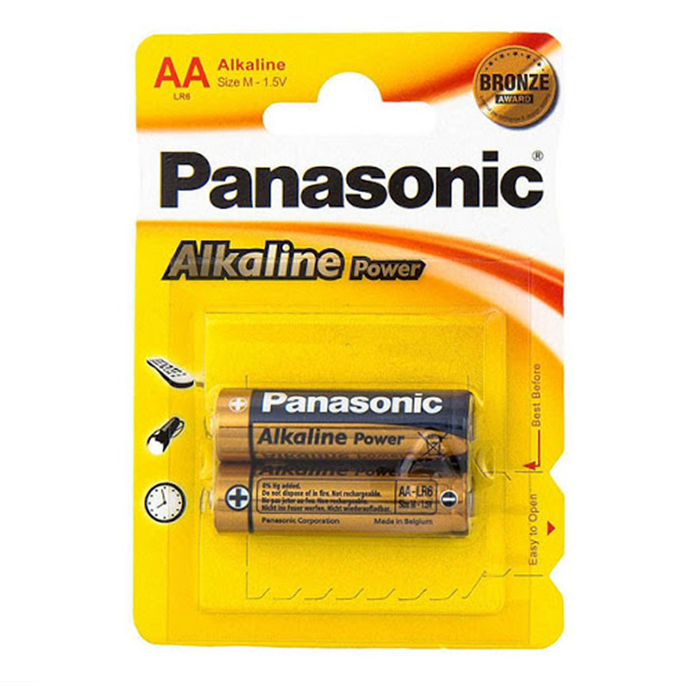 Батарейка щелочная Panasonic Alkaline Power LR6APB АА/2B