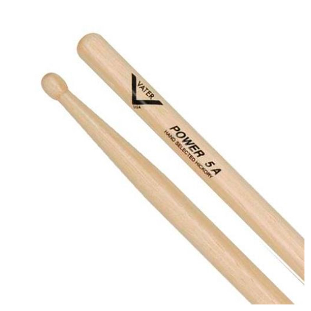 Барабанные палочки Vater 5A Power American Hickory VHP5AW