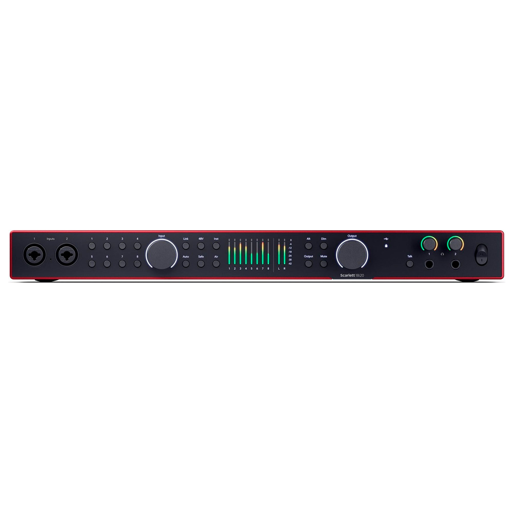 Внешняя студийная звуковая карта Focusrite Scarlett 18i20 4Gen