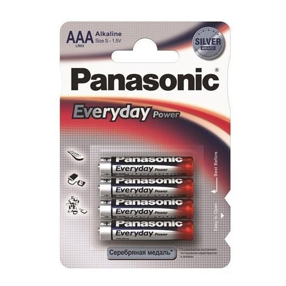 Батарейка щелочная Panasonic Everyday Power LR03EPS AAA/4B