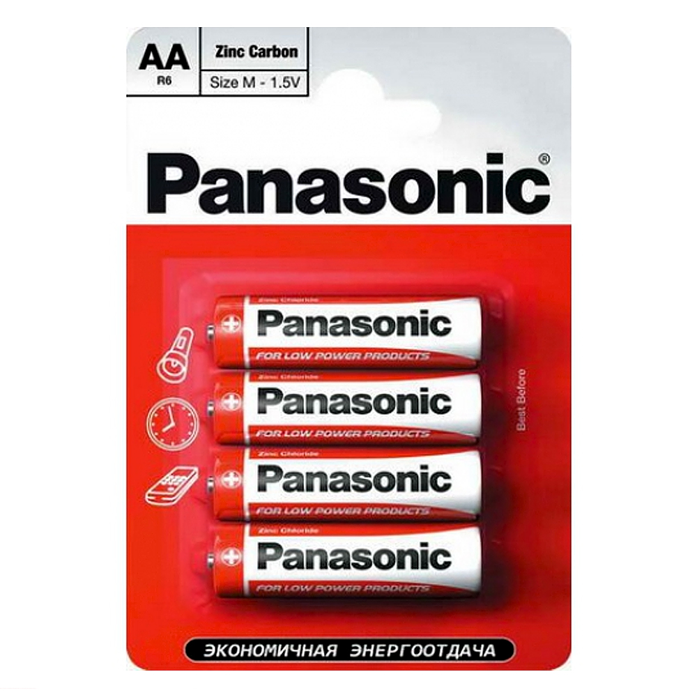 Батарейка солевая Panasonic Red Zinc R03RZ ААА
