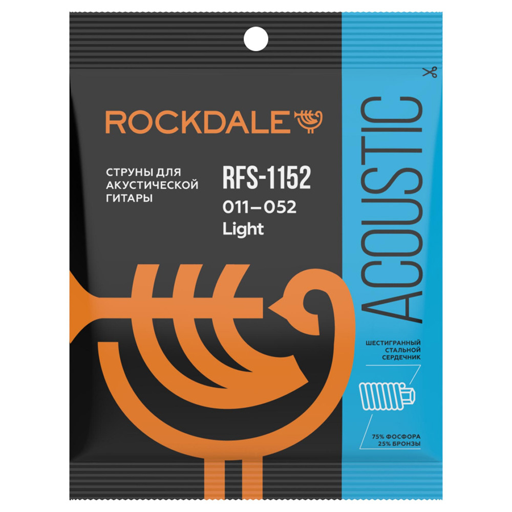 Струны для акустической гитары Rockdale RFS-1152
