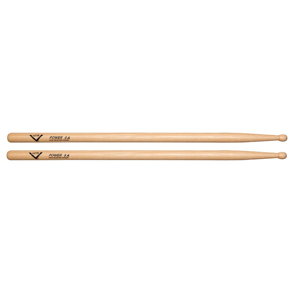 Барабанные палочки Vater 5A Power American Hickory VHP5AW